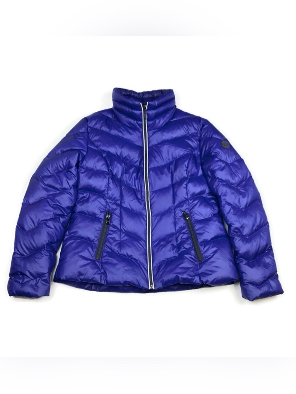 Guess Down Filled Puffer Jacket Blue Woman’s Large